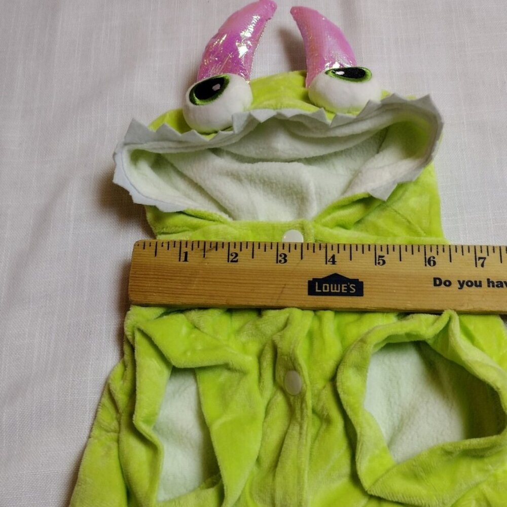 Dinosaur Costume for Small Dog/Cat Halloween Puppy Clothes Soft Fleece size L - Picture 2 of 8